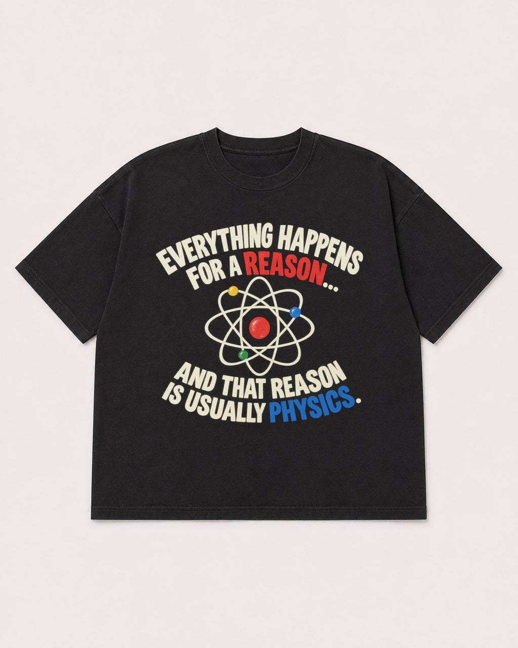 Mockup Boxy Heavyweight Tee Black product