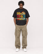 Mockup Boxy Heavyweight Tee Black male full-body 04
