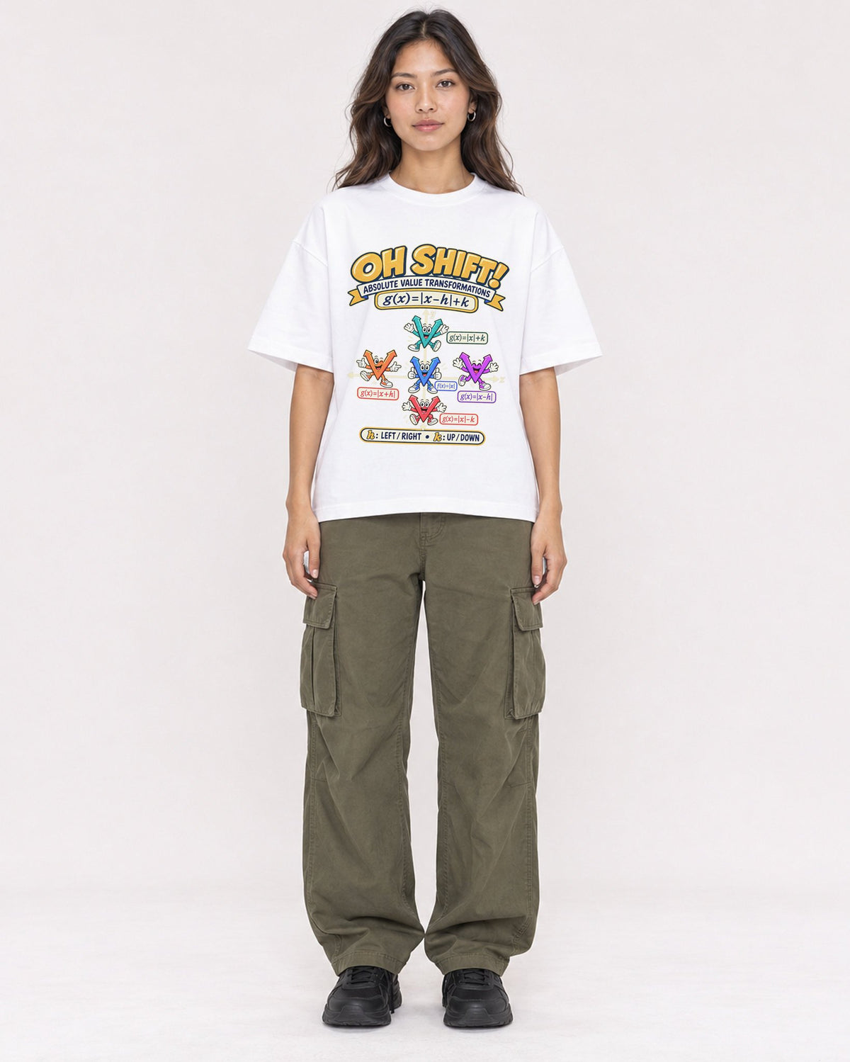 Mockup Boxy Heavyweight Tee White female full-body 02