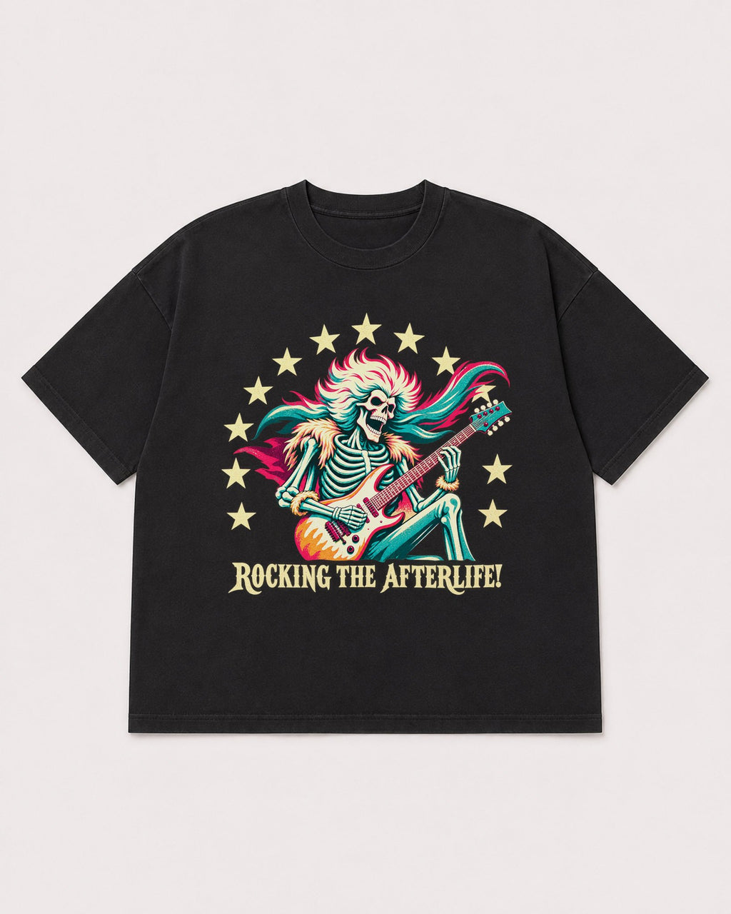 Mockup Boxy Heavyweight Tee Black product