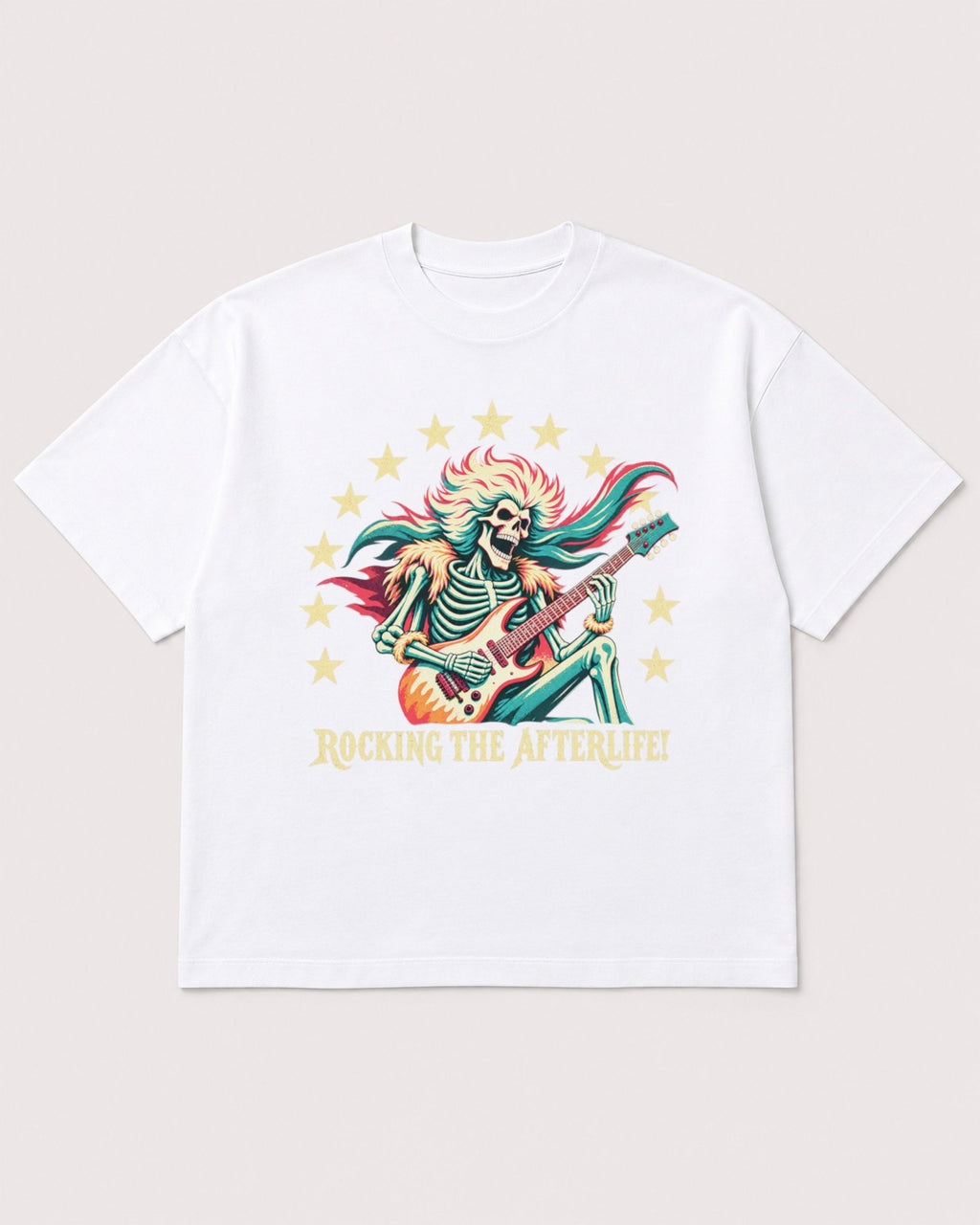 Mockup Boxy Heavyweight Tee White product