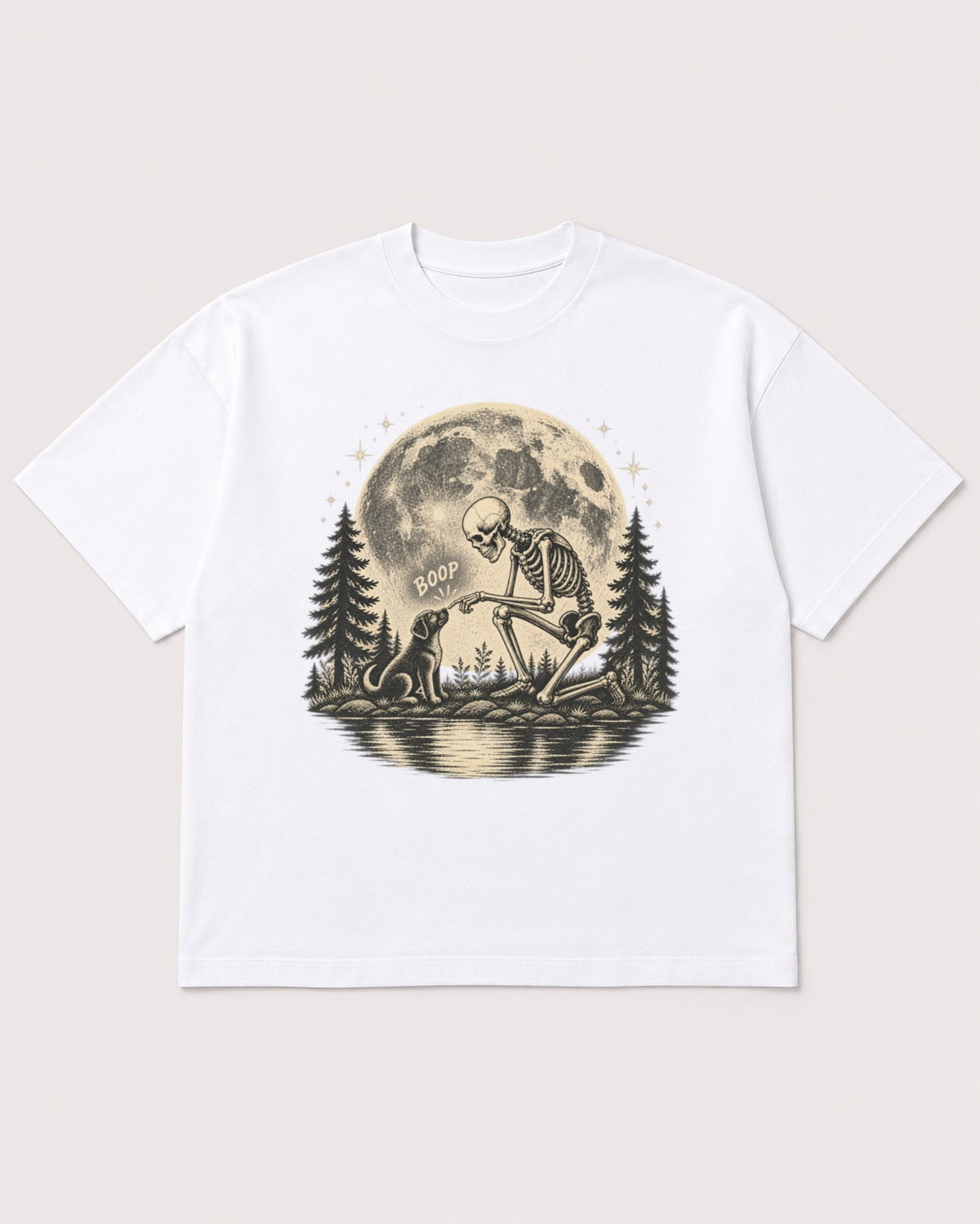Mockup Boxy Heavyweight Tee White product