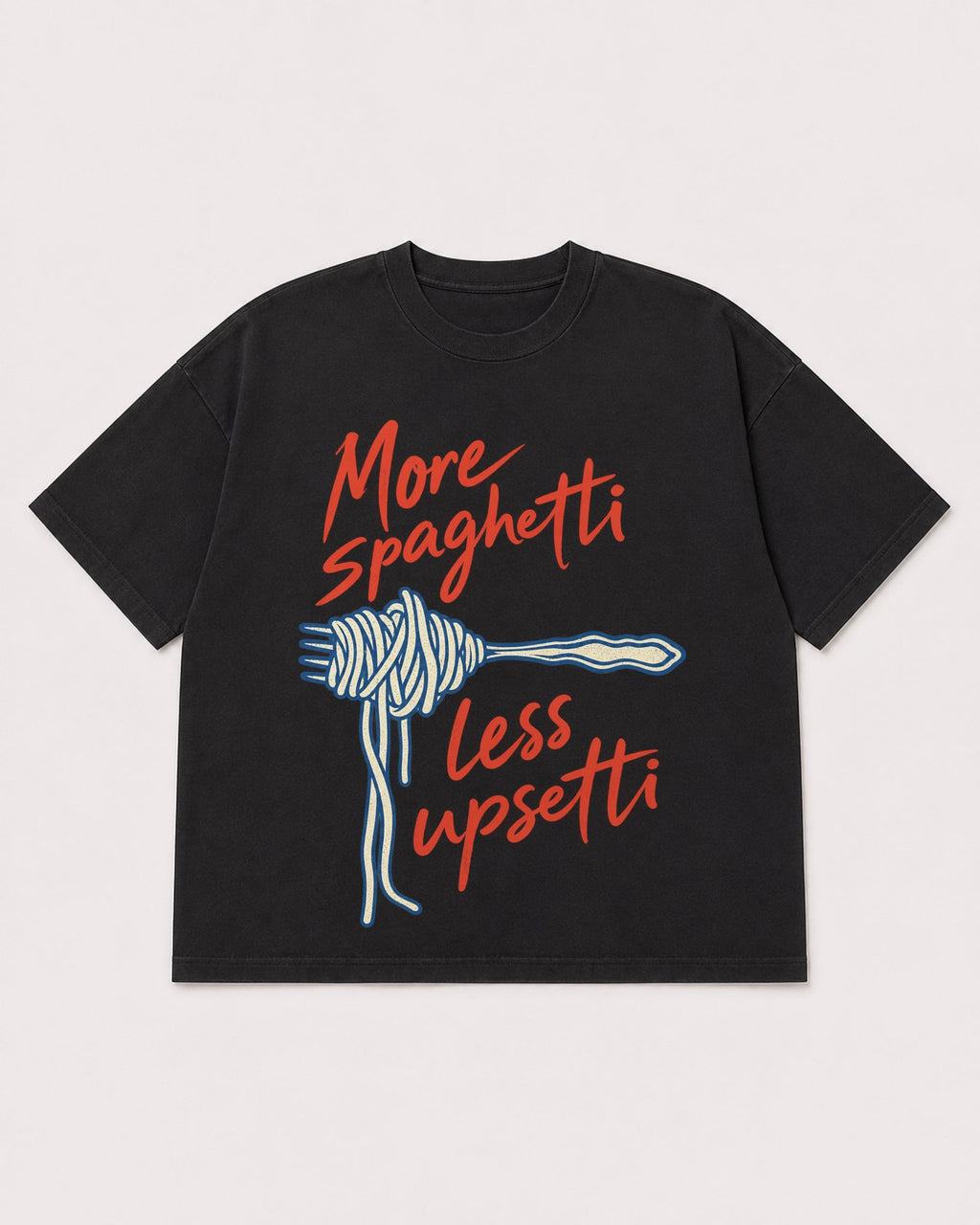 Mockup Boxy Heavyweight Tee Black product