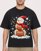 Mockup Boxy Heavyweight Tee Black male close-up 08
