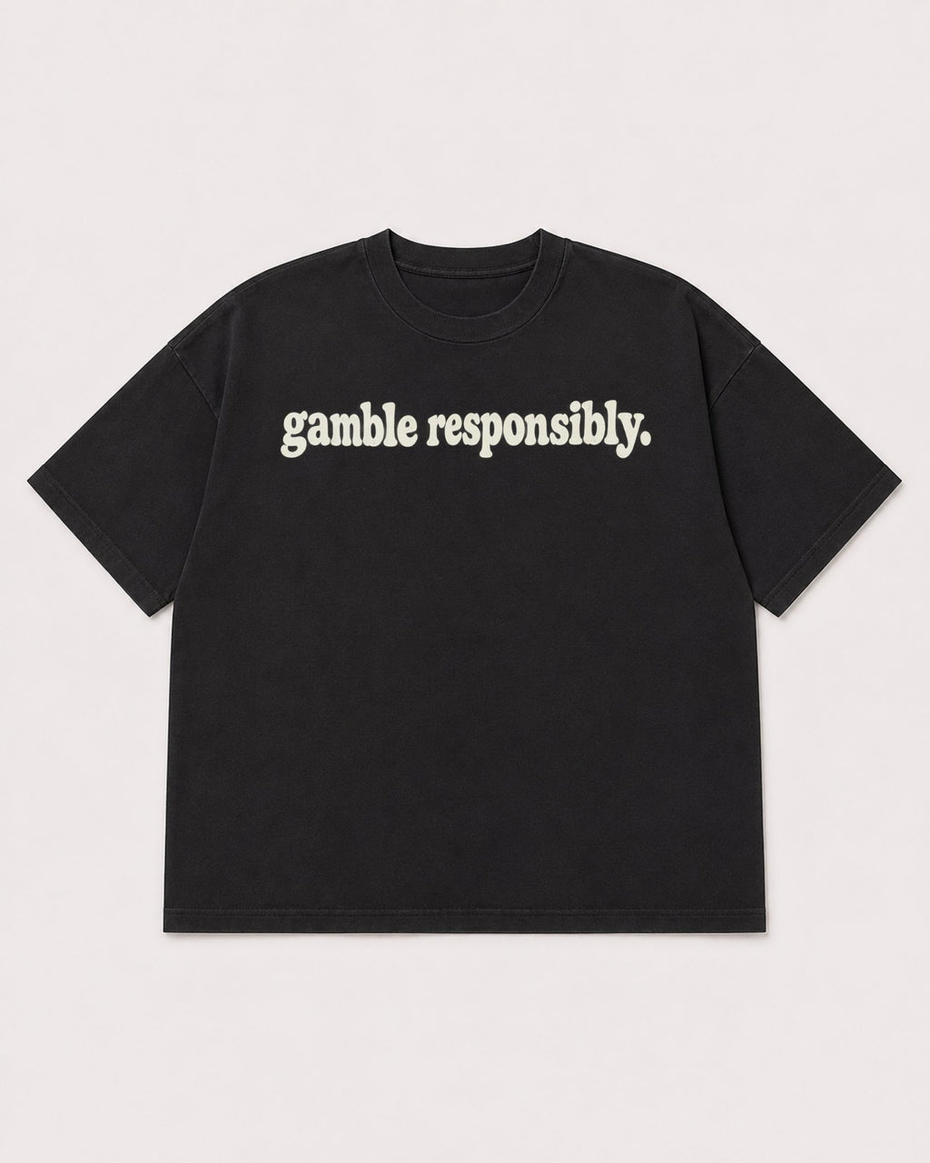Mockup Boxy Heavyweight Tee Black product