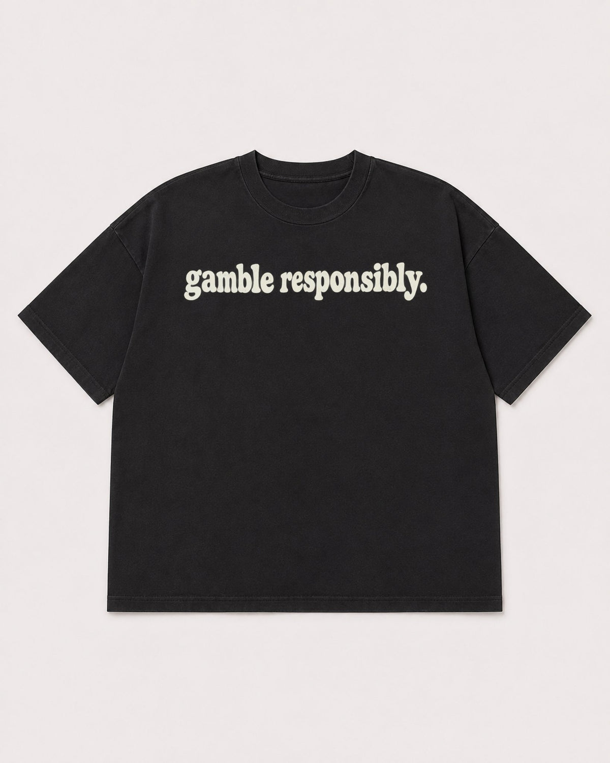 Mockup Boxy Heavyweight Tee Black product