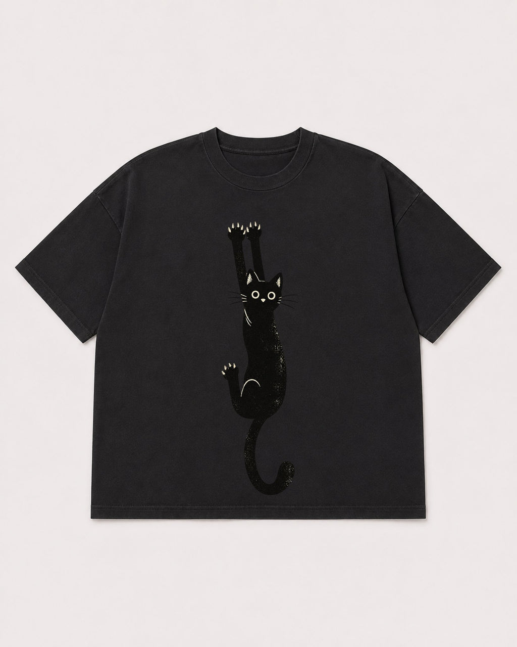 Mockup Boxy Heavyweight Tee Black product