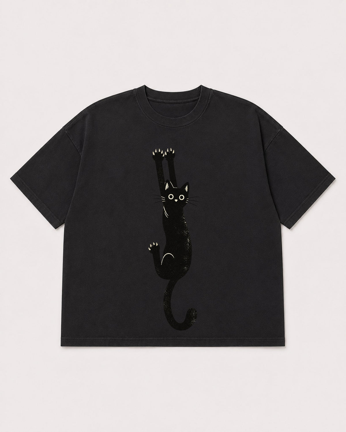 Mockup Boxy Heavyweight Tee Black product