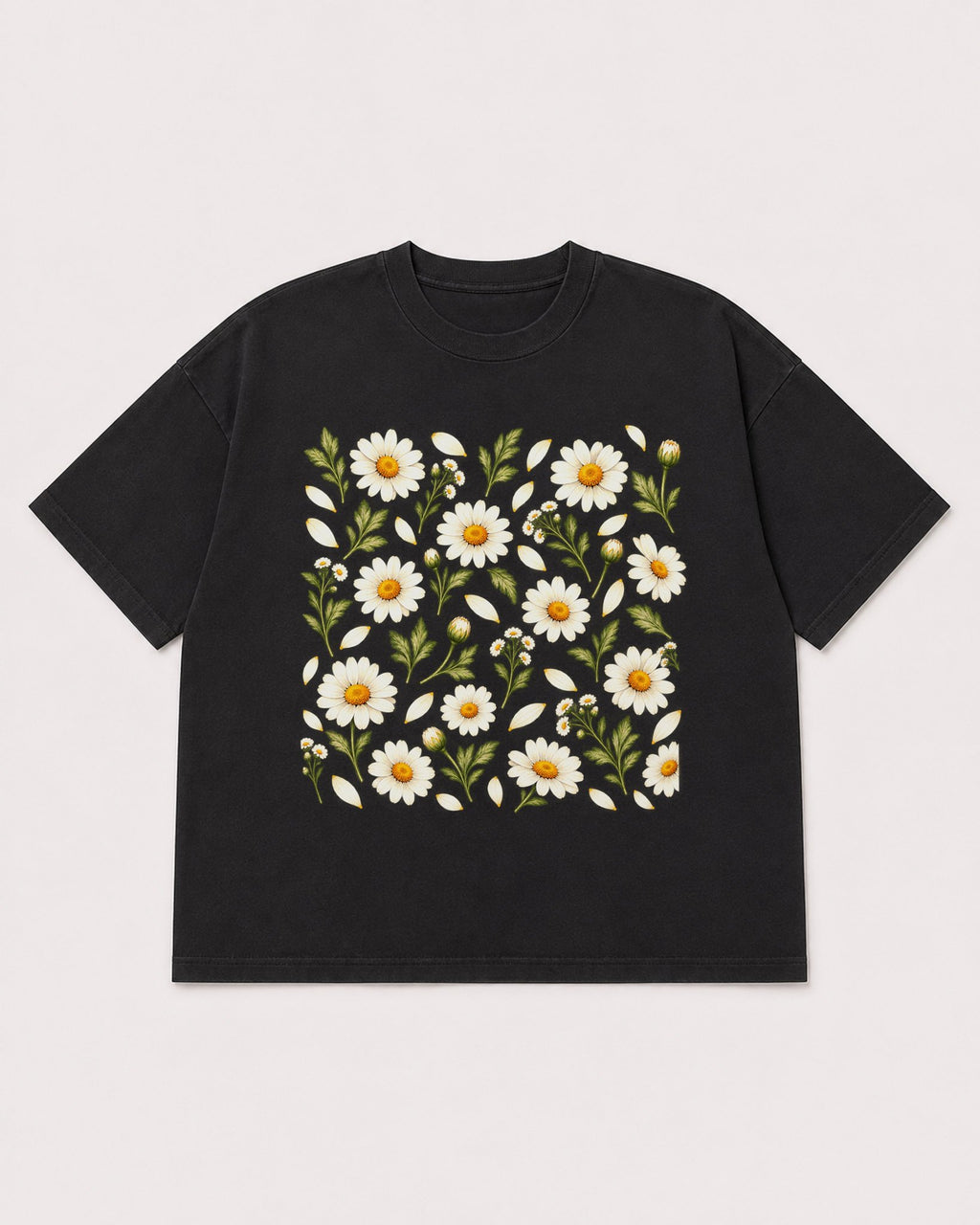 Mockup Boxy Heavyweight Tee Black product