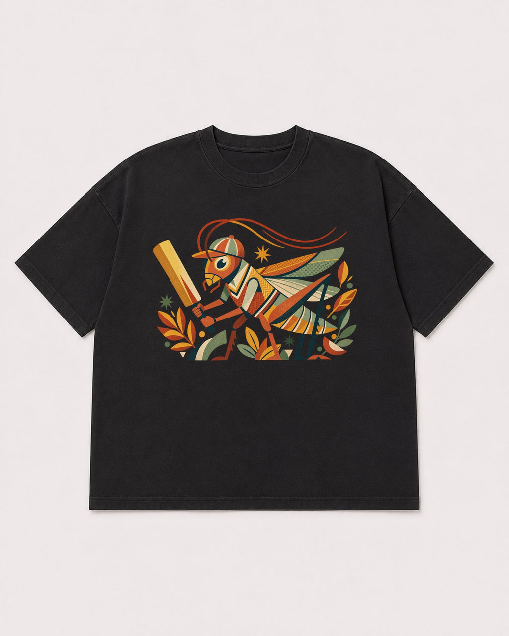 Mockup Boxy Heavyweight Tee Black product