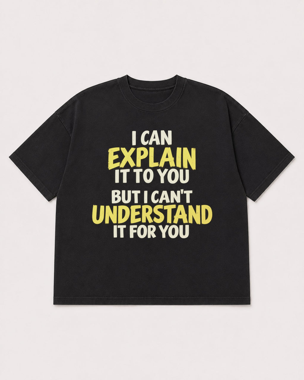 Mockup Boxy Heavyweight Tee Black product