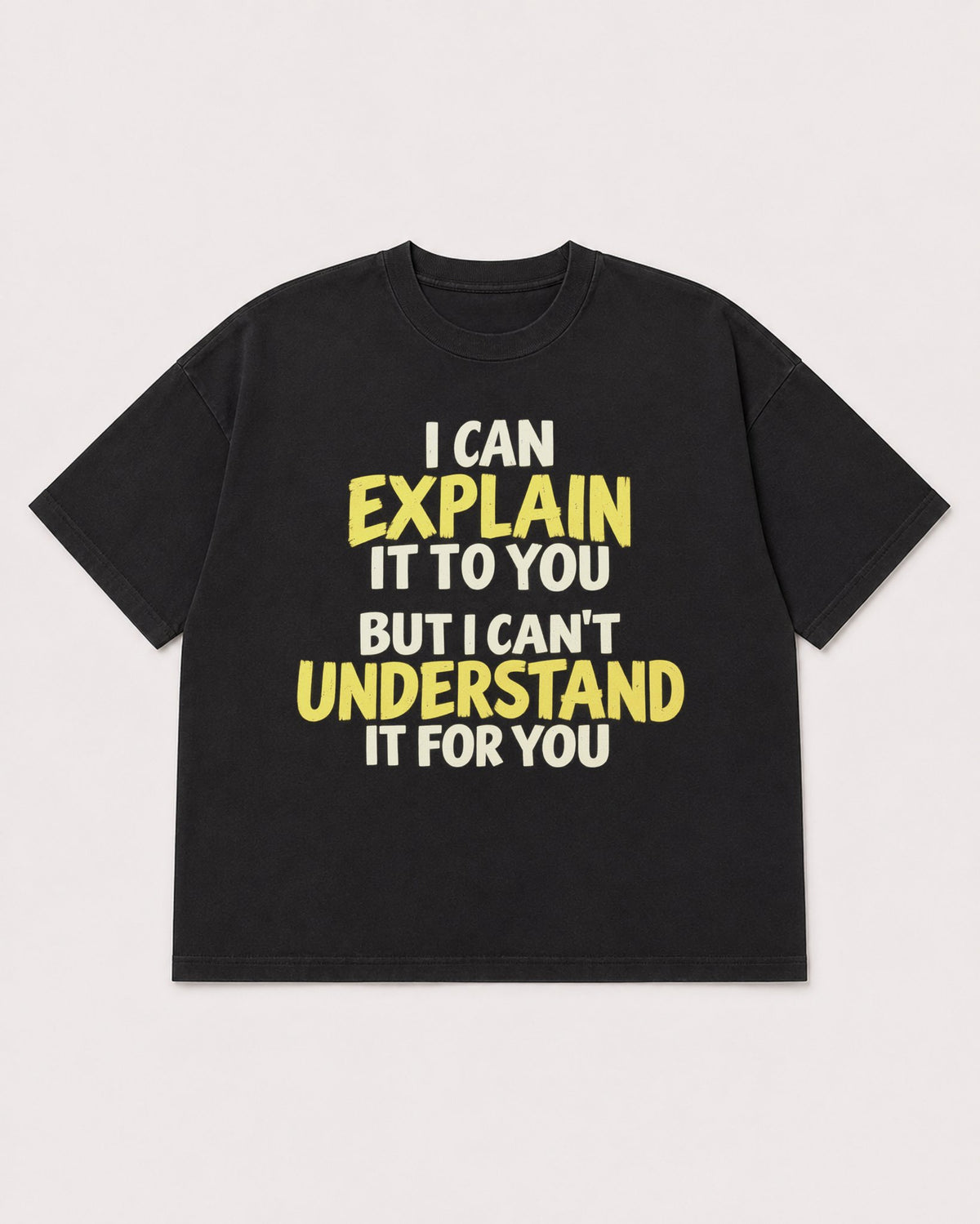 Mockup Boxy Heavyweight Tee Black product