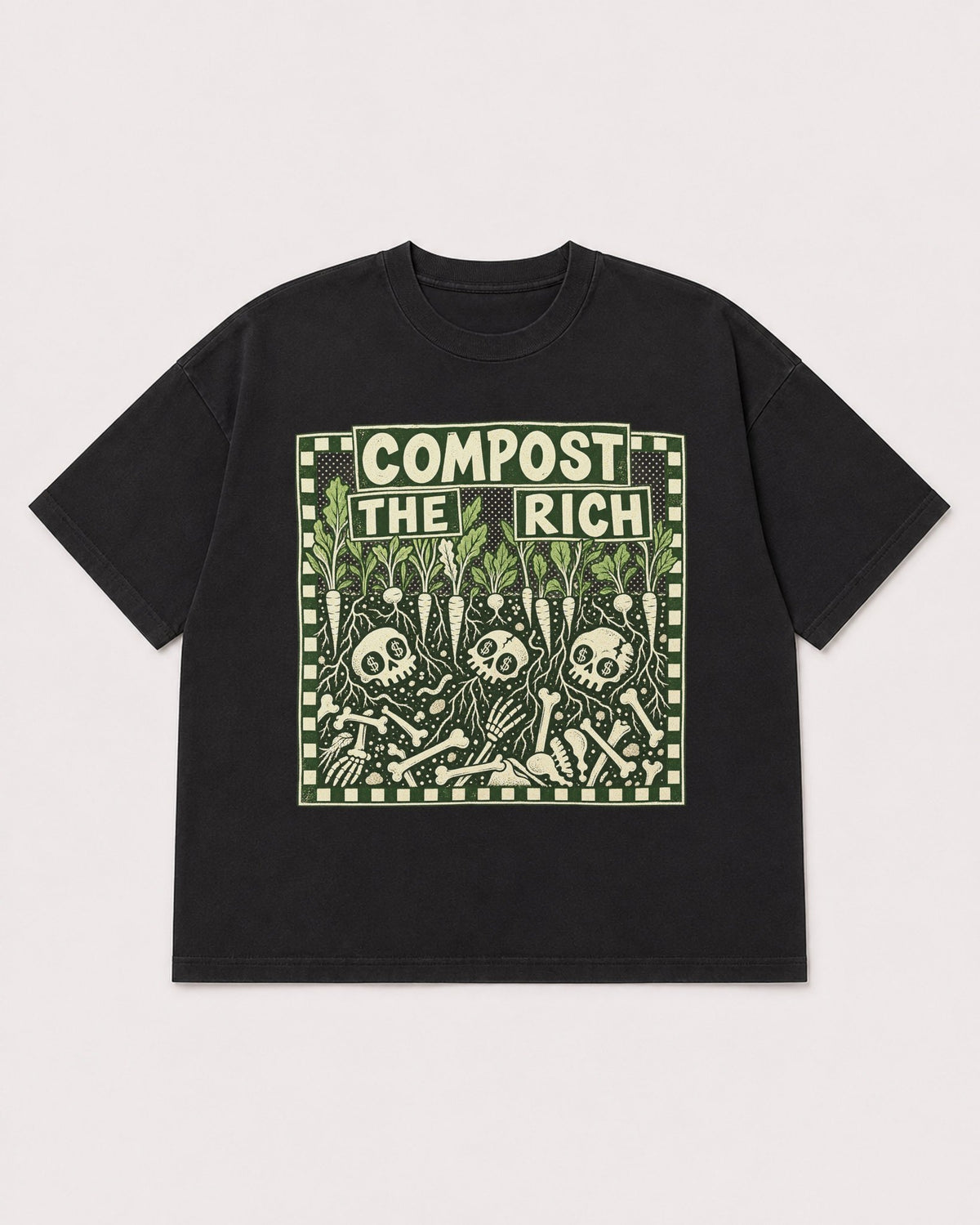 Mockup Boxy Heavyweight Tee Black product