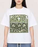 Mockup Boxy Heavyweight Tee White female close-up 01