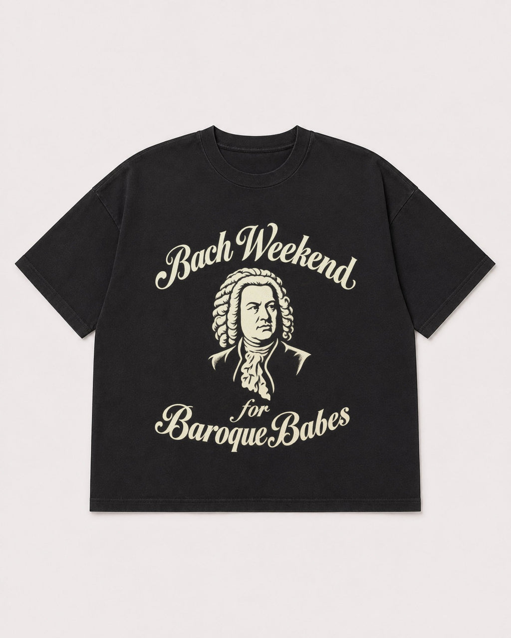 Mockup Boxy Heavyweight Tee Black product