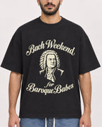 Mockup Boxy Heavyweight Tee Black male close-up 07