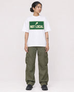 Mockup Boxy Heavyweight Tee White female full-body 12