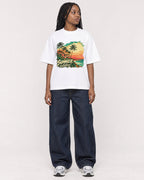 Mockup Boxy Heavyweight Tee White female full-body 04