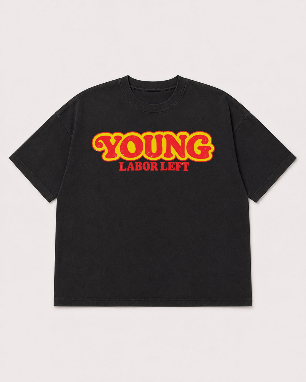 Mockup Boxy Heavyweight Tee Black product