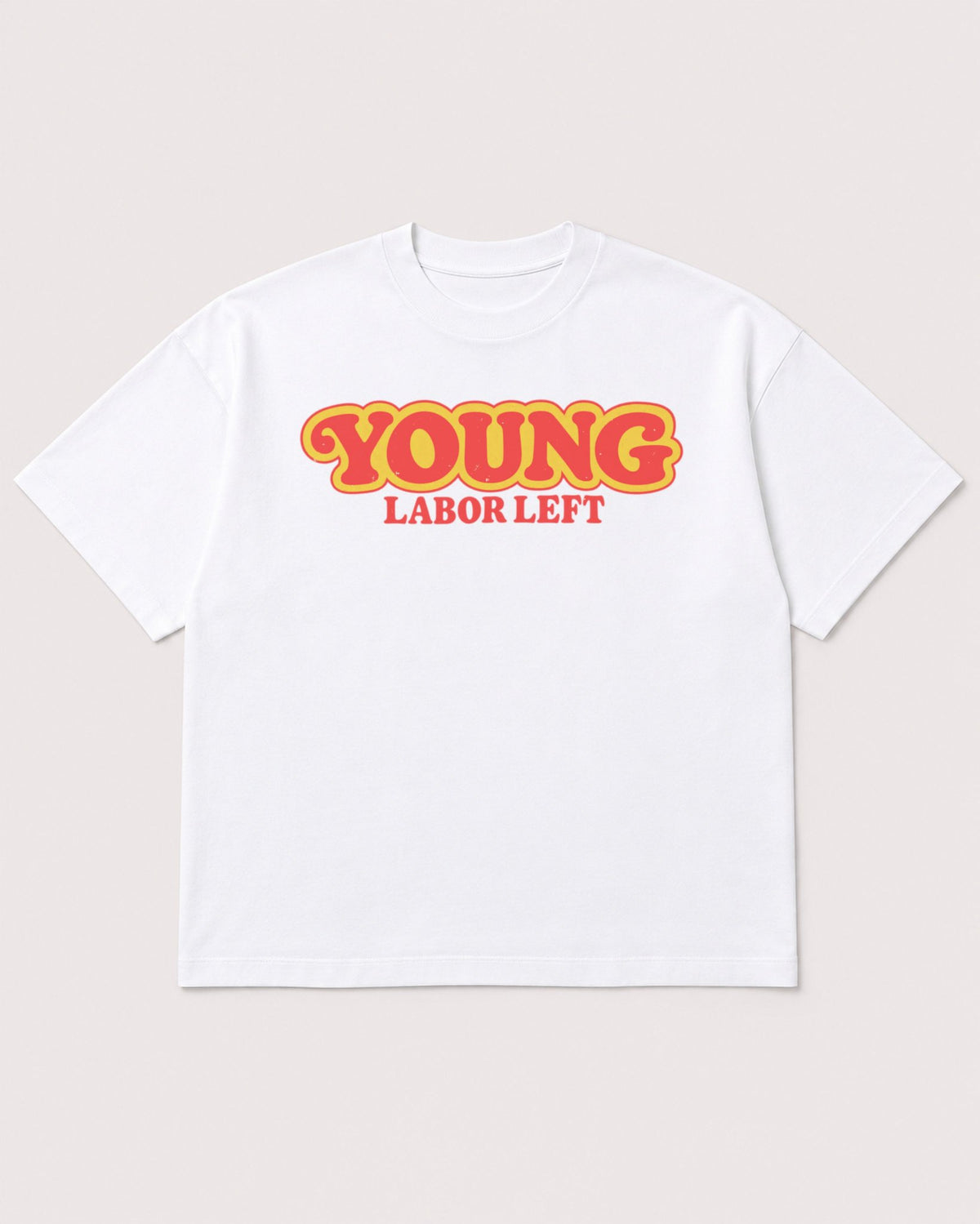 Mockup Boxy Heavyweight Tee White product