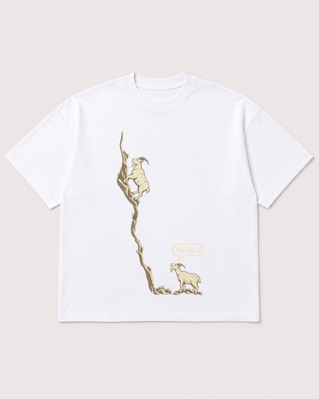 Mockup Boxy Heavyweight Tee White product