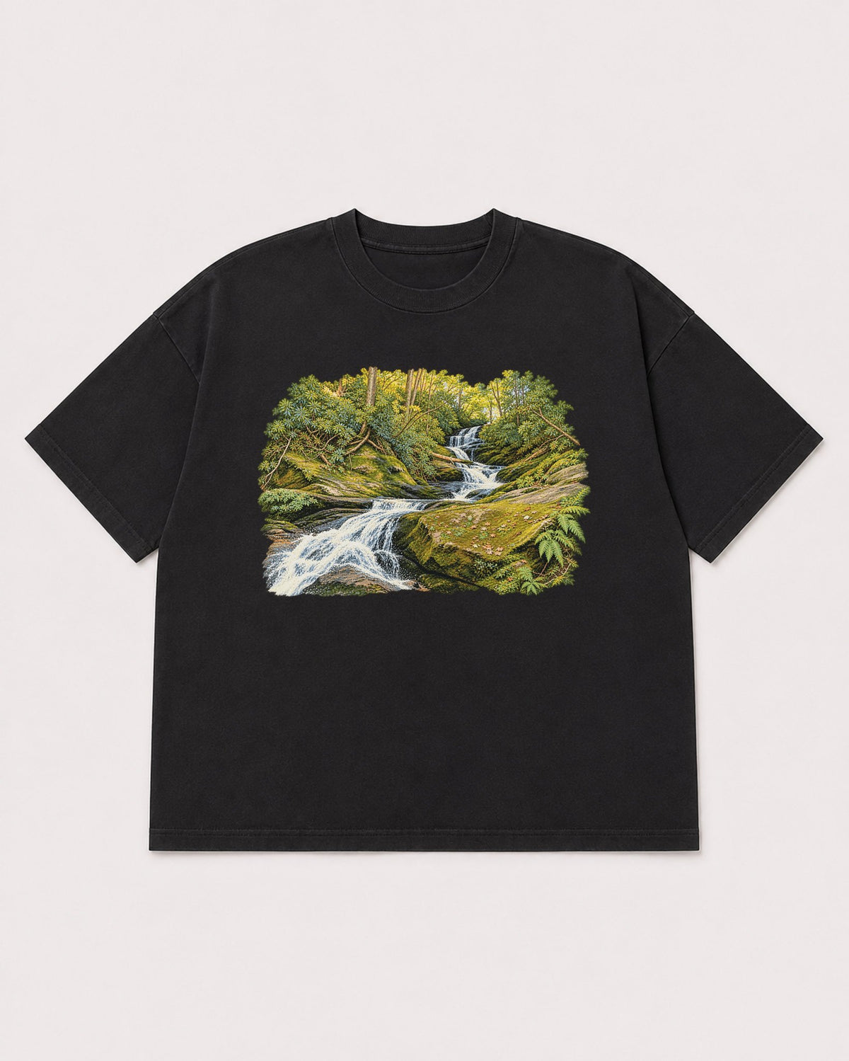 Mockup Boxy Heavyweight Tee Black product