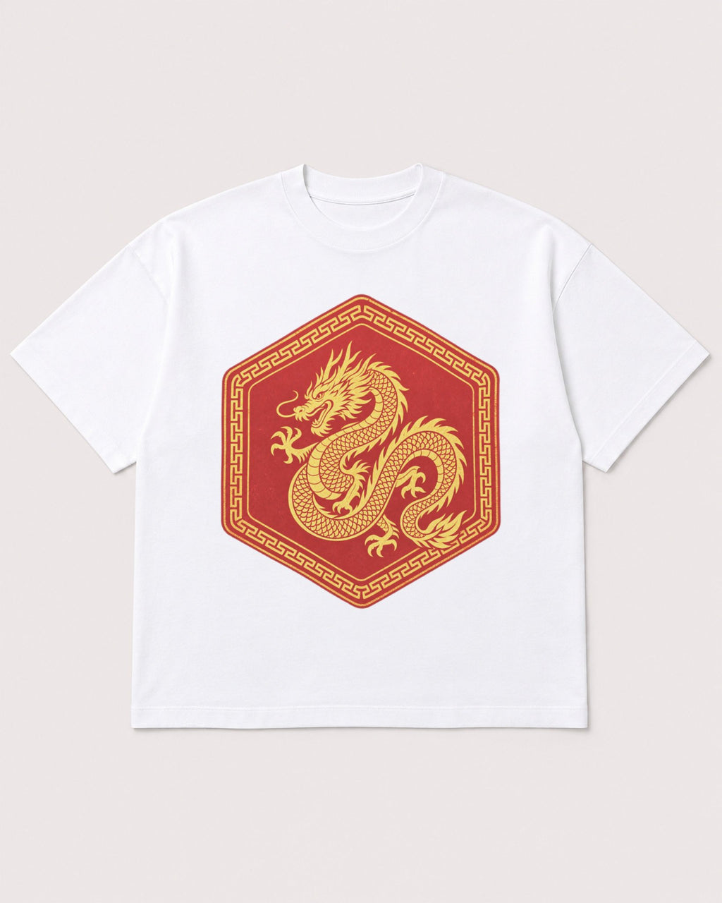 Mockup Boxy Heavyweight Tee White product