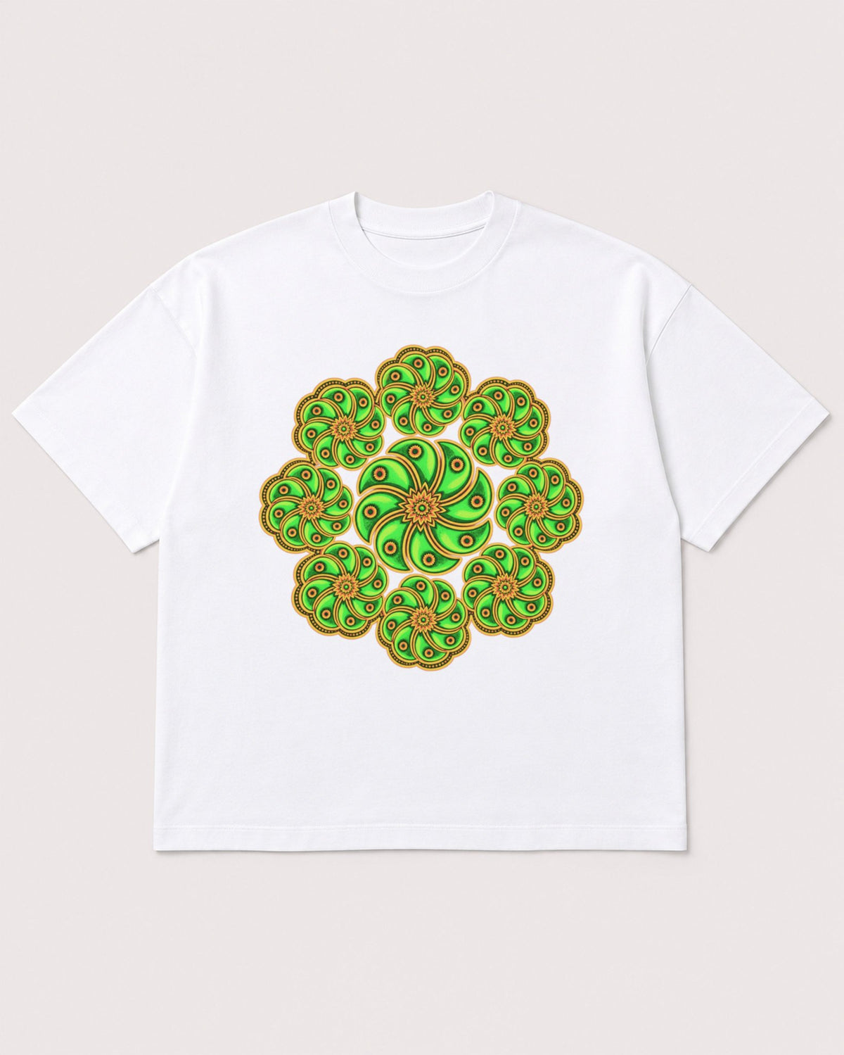 Mockup Boxy Heavyweight Tee White product