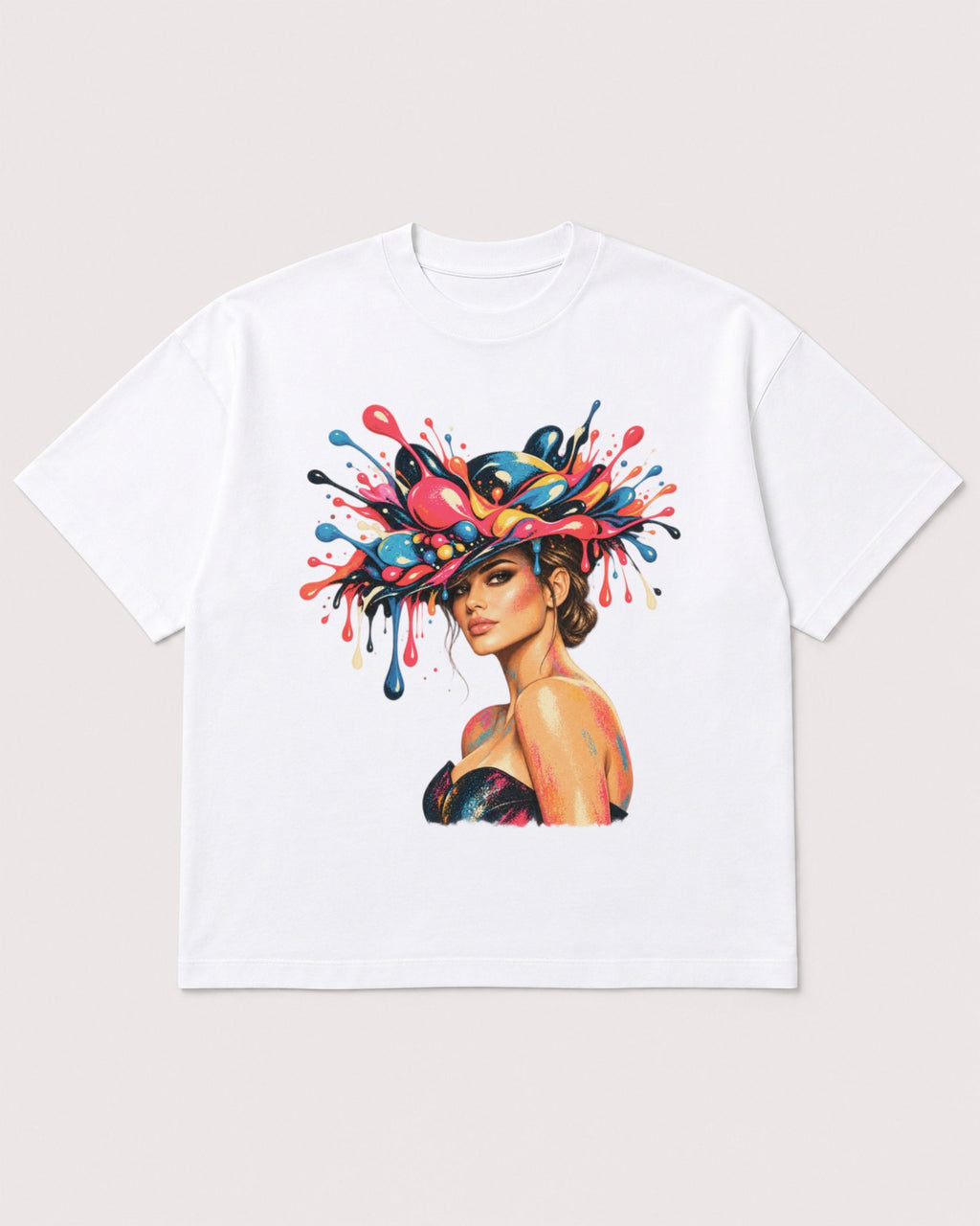 Mockup Boxy Heavyweight Tee White product
