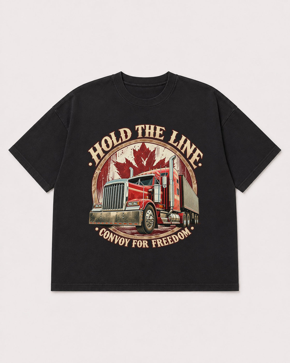 Mockup Boxy Heavyweight Tee Black product