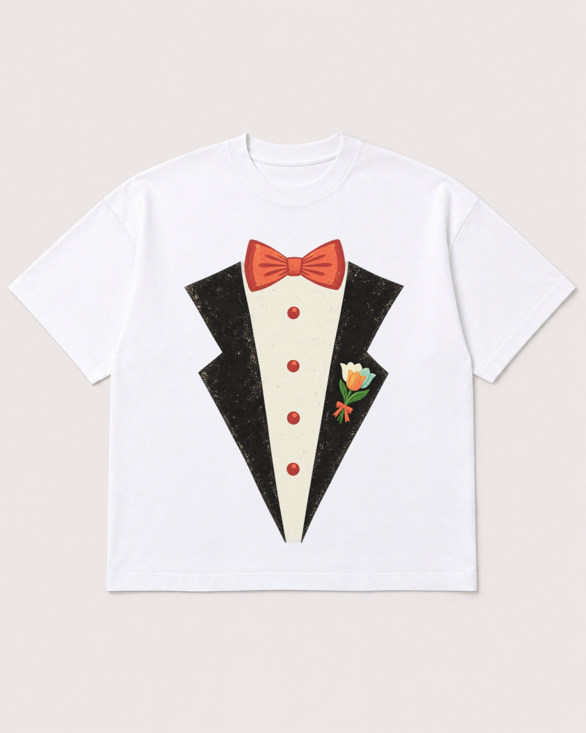 Mockup Boxy Heavyweight Tee White product