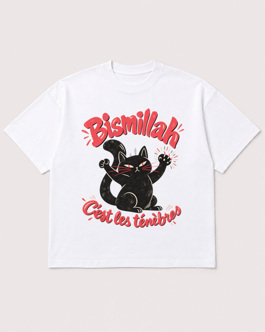 Mockup Boxy Heavyweight Tee White product