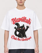 Mockup Boxy Heavyweight Tee White male close-up 01