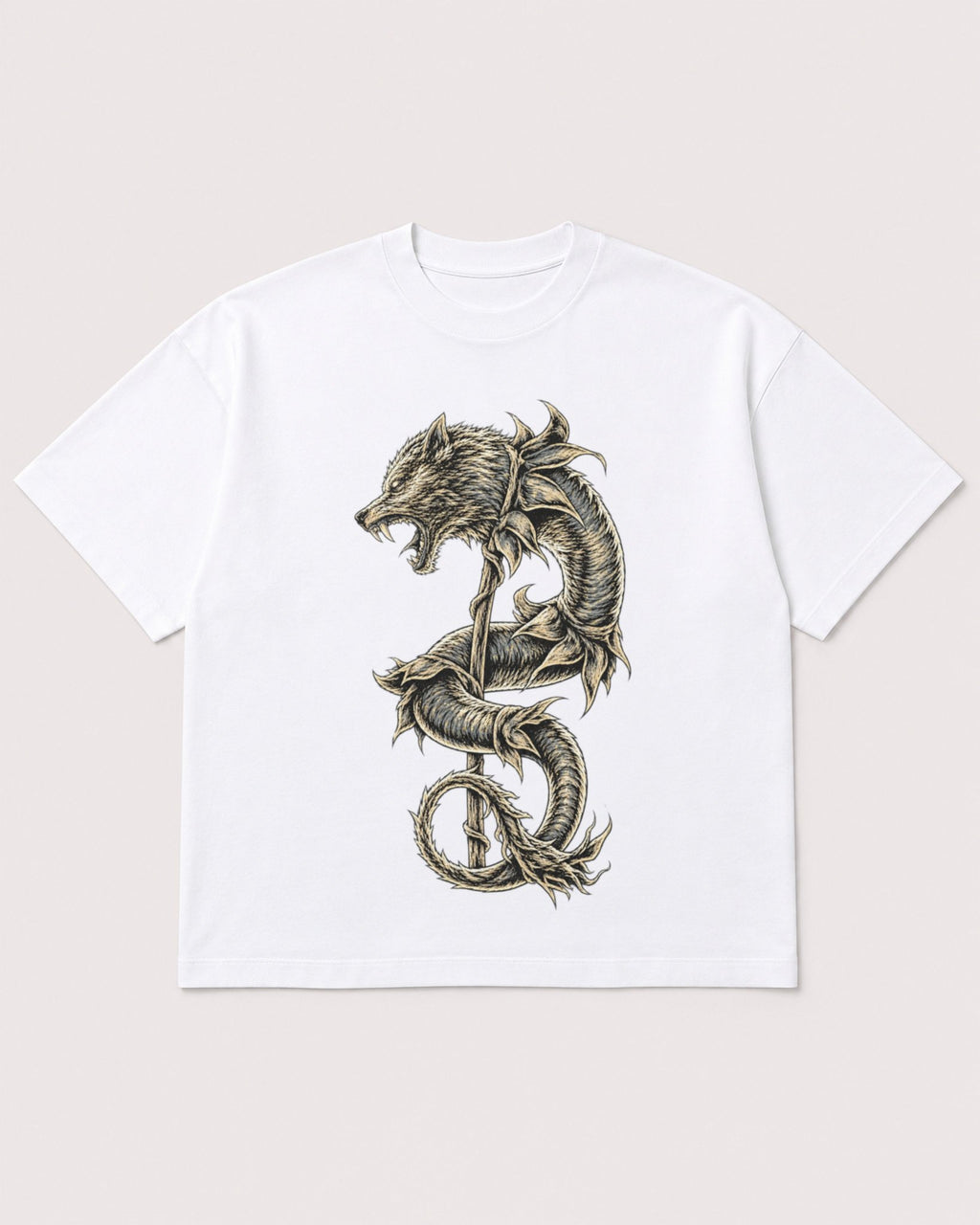 Mockup Boxy Heavyweight Tee White product