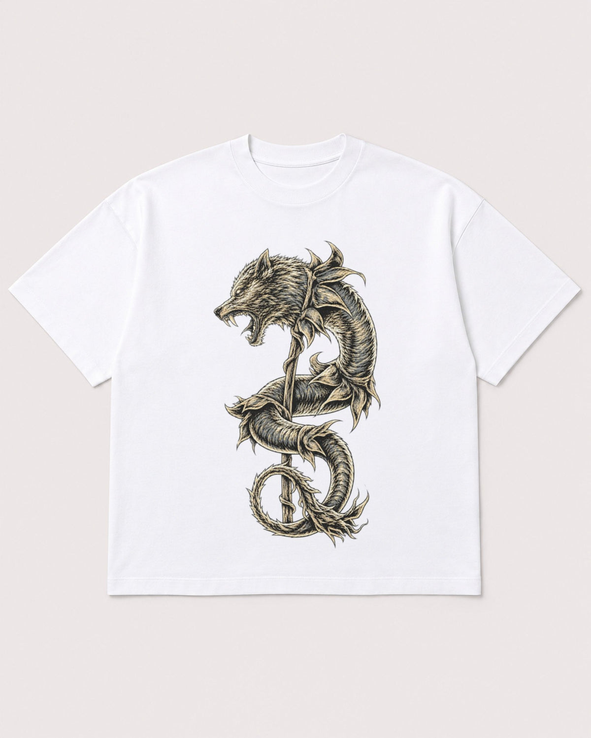 Mockup Boxy Heavyweight Tee White product