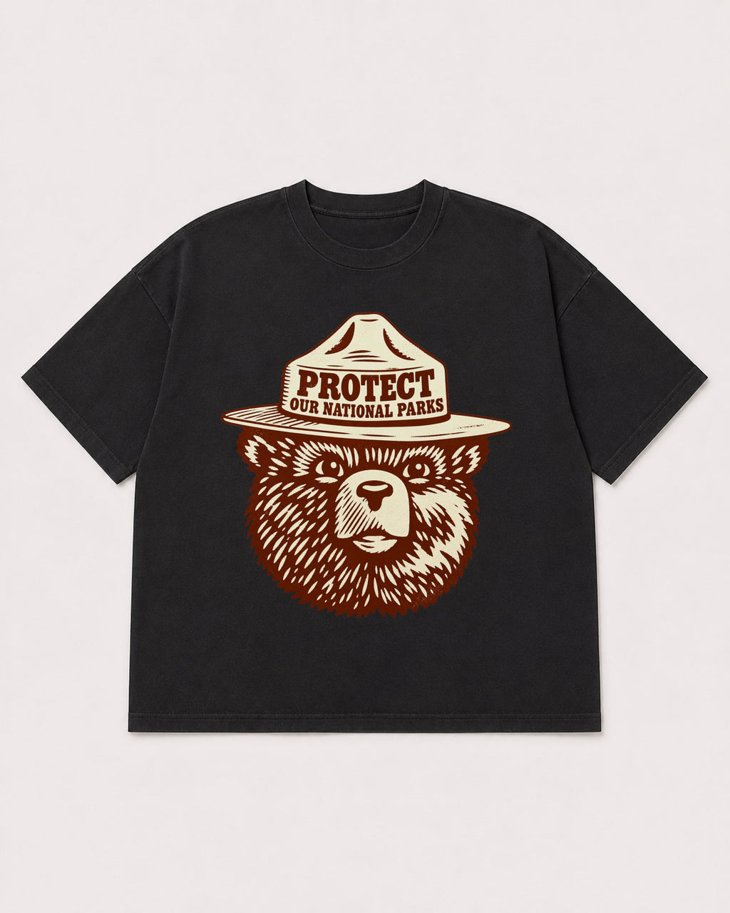 Mockup Boxy Heavyweight Tee Black product