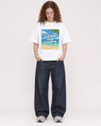 Mockup Boxy Heavyweight Tee White female full-body 09
