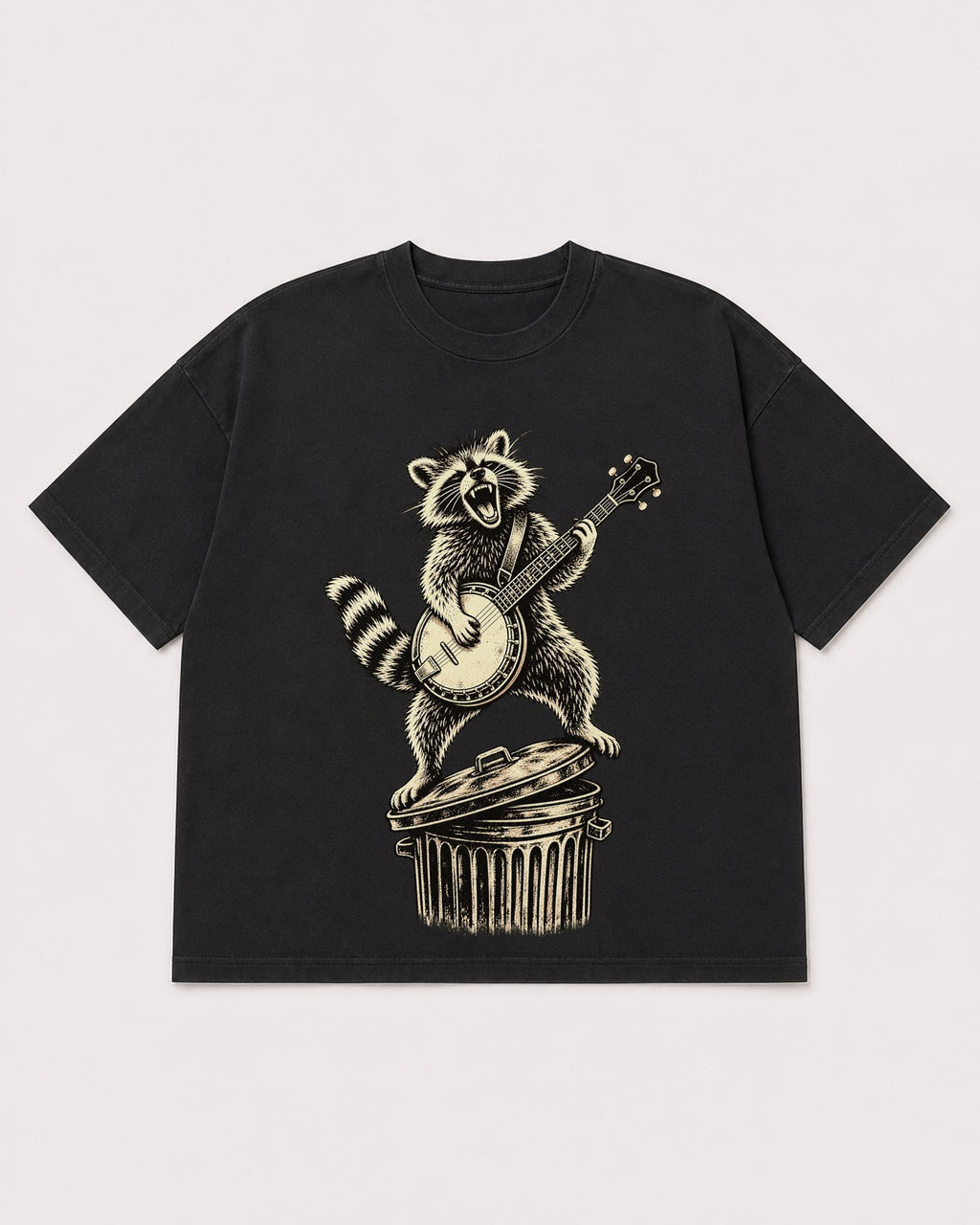 Mockup Boxy Heavyweight Tee Black product