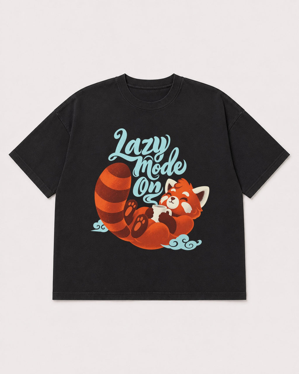 Mockup Boxy Heavyweight Tee Black product