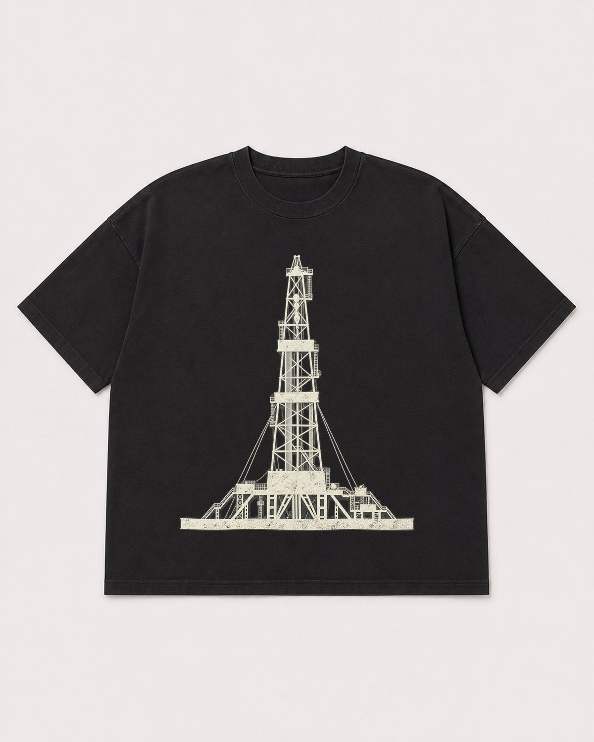 Mockup Boxy Heavyweight Tee Black product