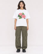 Mockup Boxy Heavyweight Tee White female full-body 02