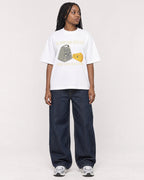 Mockup Boxy Heavyweight Tee White female full-body 04