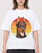 Mockup Boxy Heavyweight Tee White female close-up 33