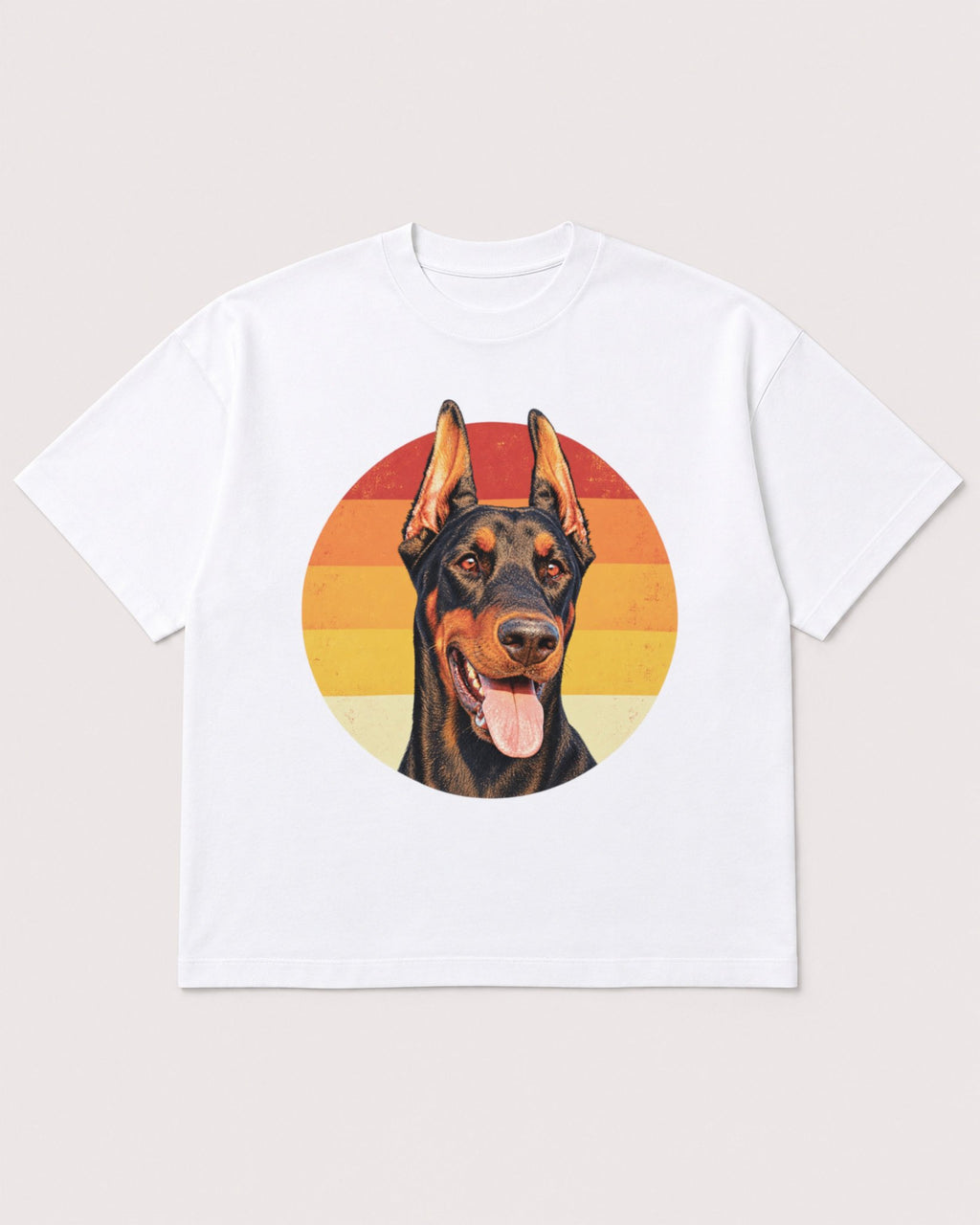 Mockup Boxy Heavyweight Tee White product