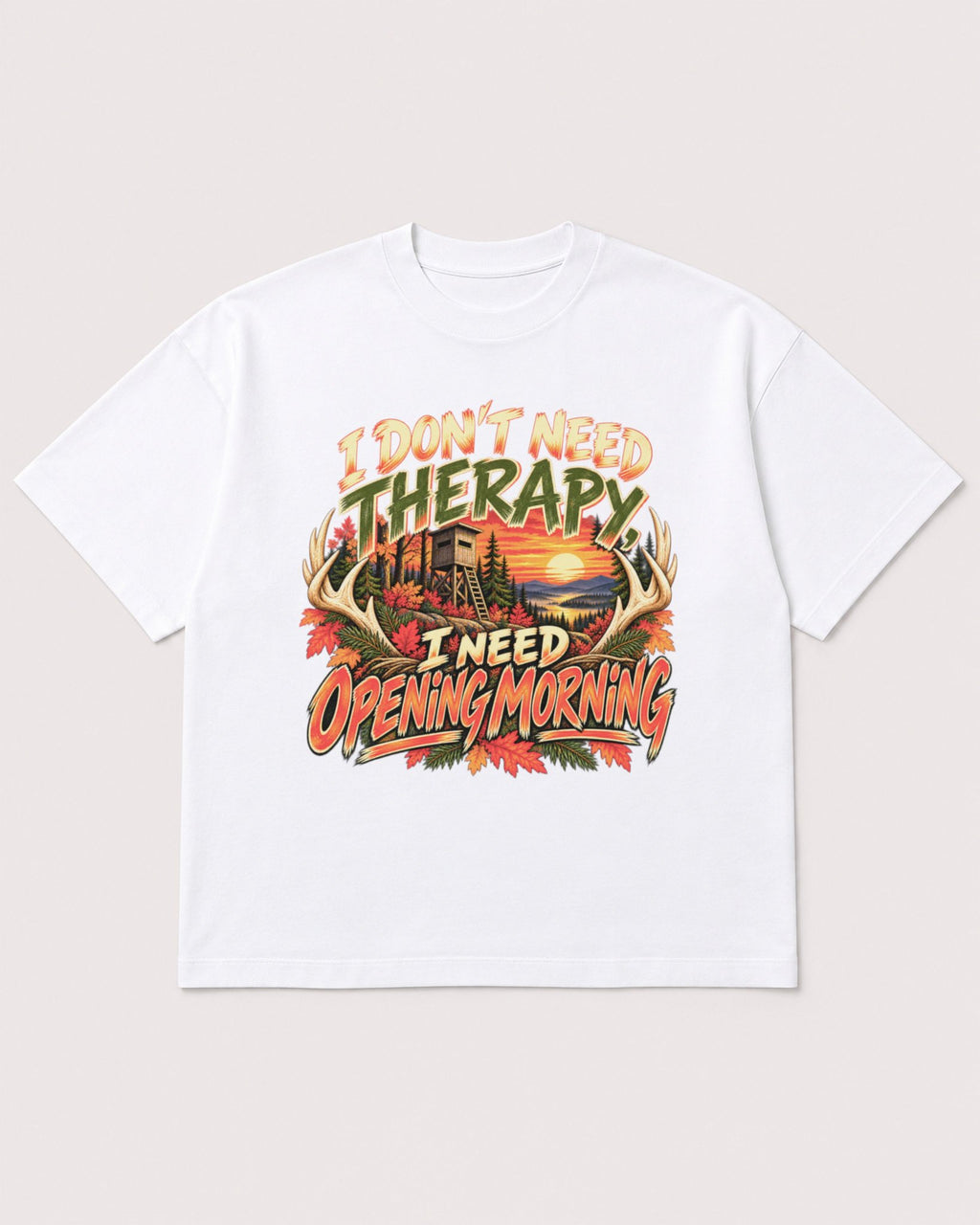 Mockup Boxy Heavyweight Tee White product