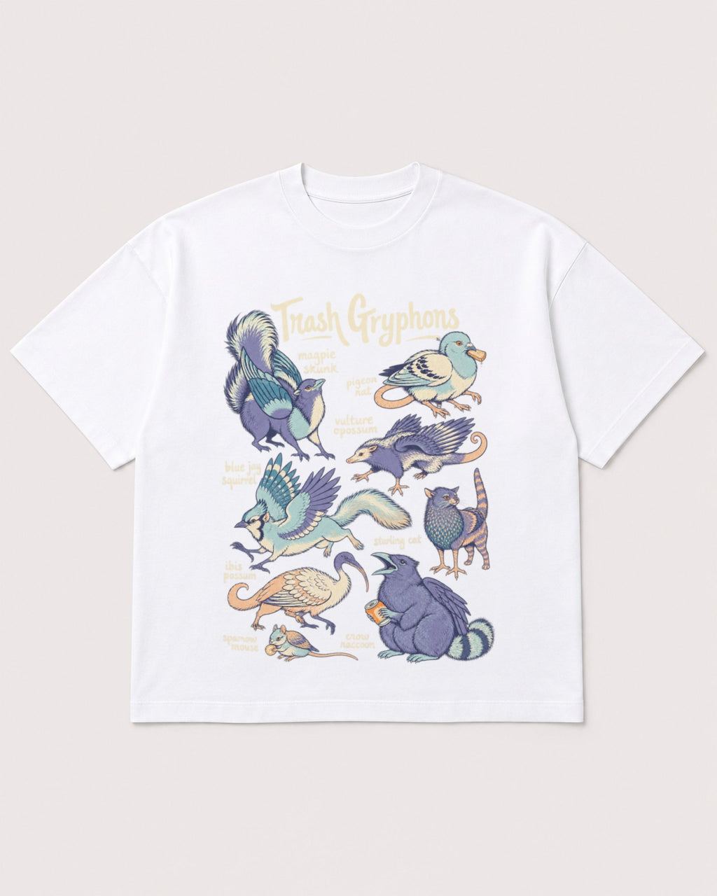 Mockup Boxy Heavyweight Tee White product