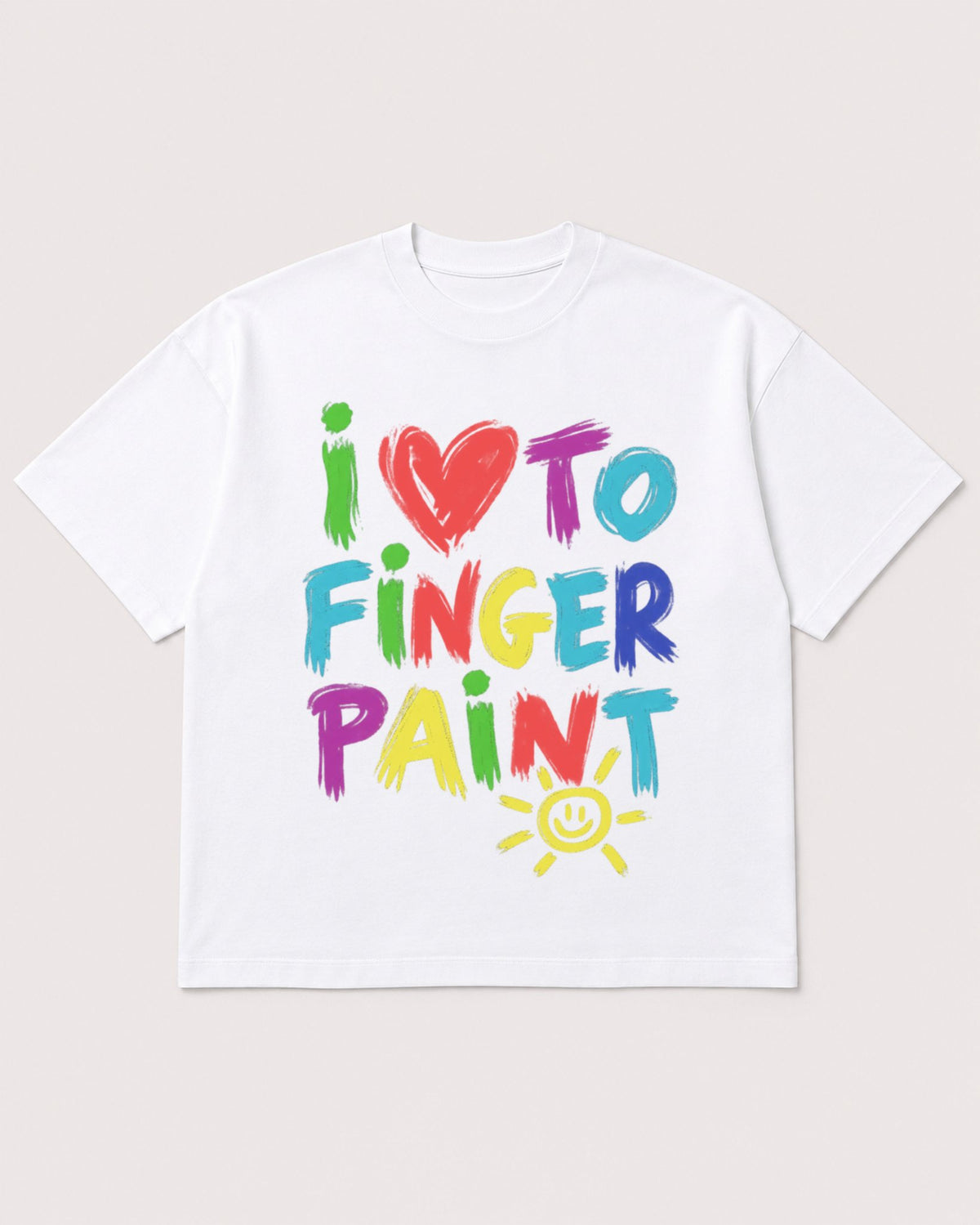 Mockup Boxy Heavyweight Tee White product
