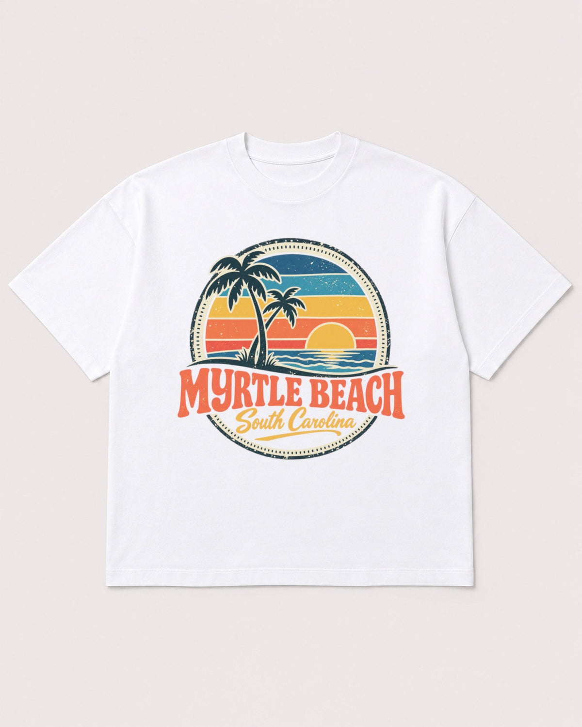 Mockup Boxy Heavyweight Tee White product