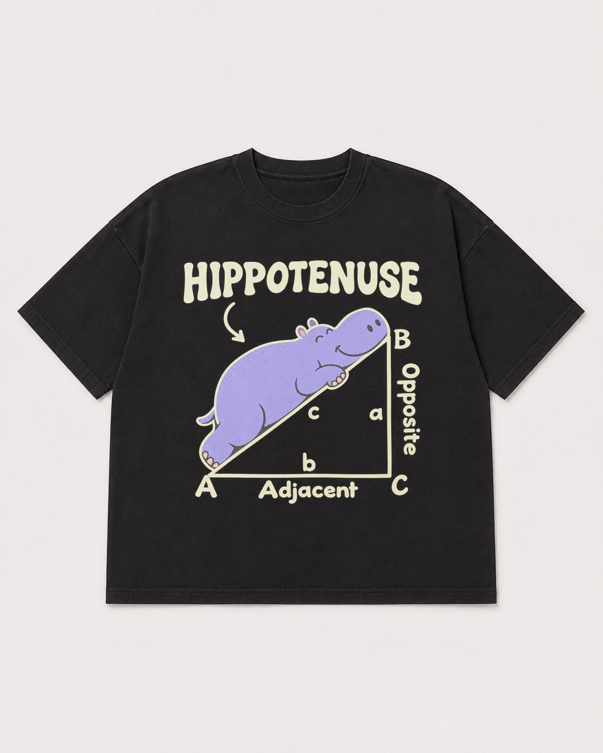 Mockup Boxy Heavyweight Tee Black product