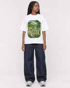Mockup Boxy Heavyweight Tee White female full-body 04